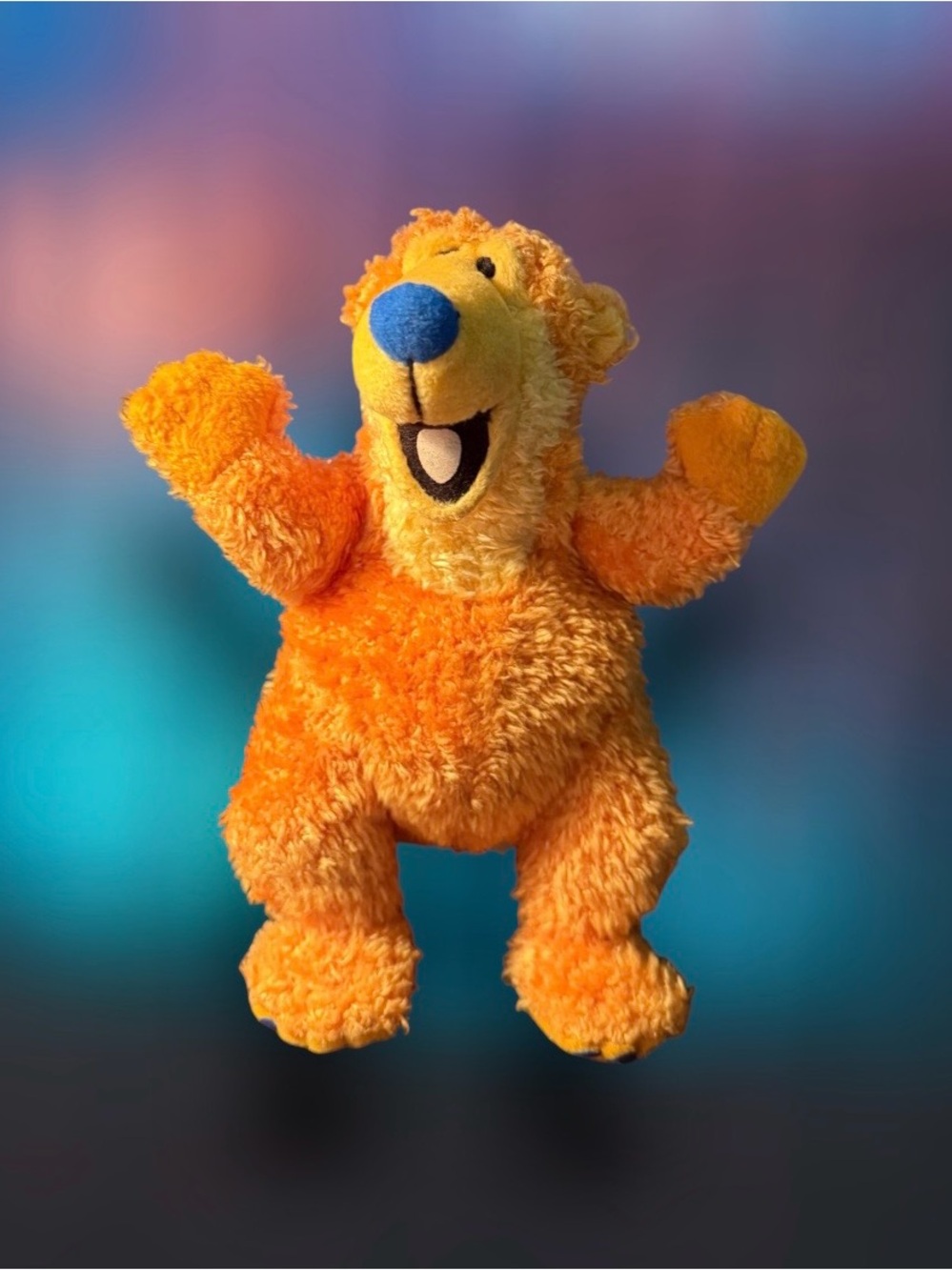 Vintage~Disney Bear In The Big Blue House~Jim Henson Mattel Applause 1999~ Plush - Picture 13 of 16